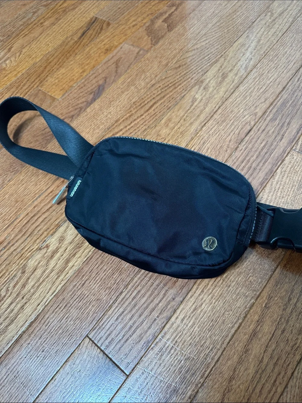 lululemon athletica Black everywhere belt bag gold hardware 1L